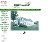 Tablet Screenshot of hobbygardens.com